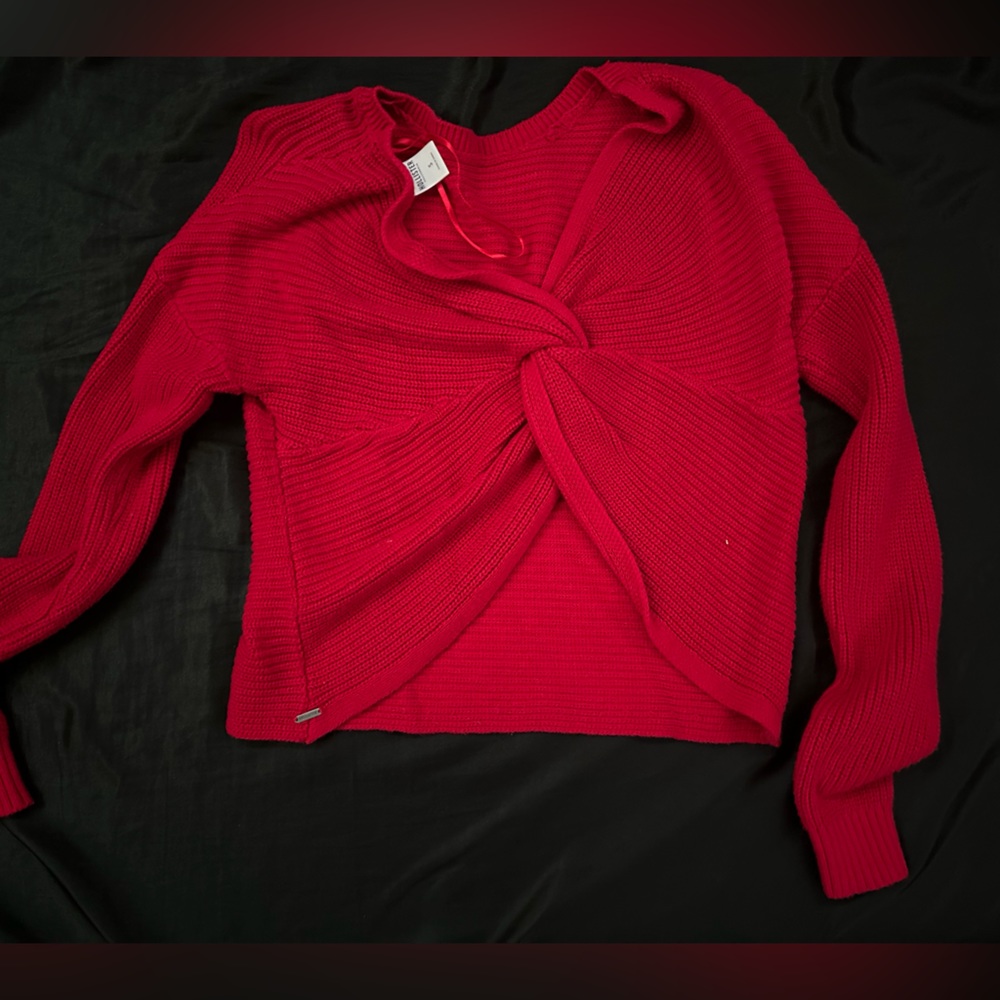 Hollister cutout front sweater